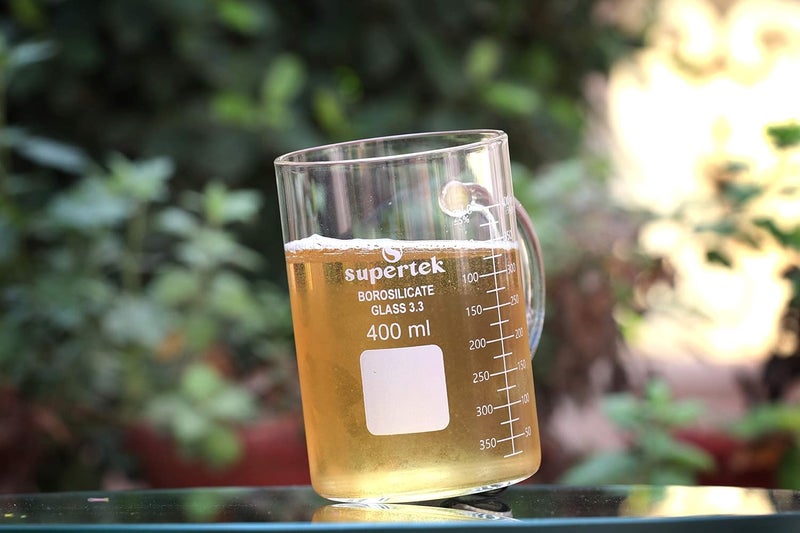 Supertek 400ml Glass Mug with Handle for Coffee Microwave Safe Measuring Beaker Cup Cooking Baking Measuring Solid and Liquid - Image 5