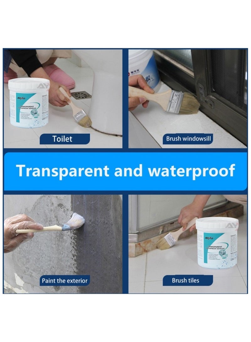 DubaiGallery Transparent Waterproof Glue Leakage Protection Outdoor Bathroom Wall Tile Window Roof, Anti-Leakage Agent, sealant glue, Roof Sealant Waterproof lotion - Image 4