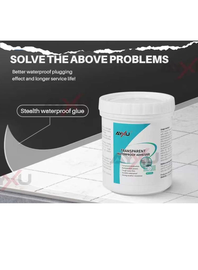 DubaiGallery Transparent Waterproof Glue Leakage Protection Outdoor Bathroom Wall Tile Window Roof, Anti-Leakage Agent, sealant glue, Roof Sealant Waterproof lotion - Image 3