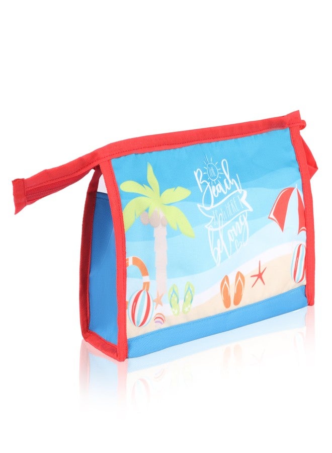 Echo Boomers Beach 4-Piece Organizer Set - Blue, Packing Cubes with Unique Print. - Image 4
