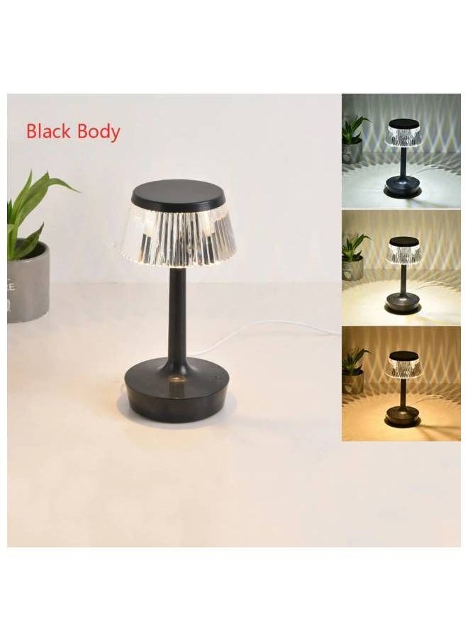 fashionhome - LED Night Light Crystal Mushroom Table Lamp - Image 1