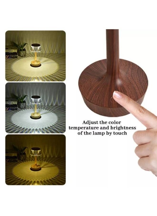 fashionhome - LED Night Light Crystal Mushroom Table Lamp - Image 1