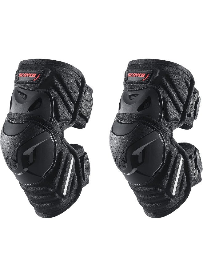 Scoyco 1 Pair Motorcycle Knee Shin Guard Pads - Image 1