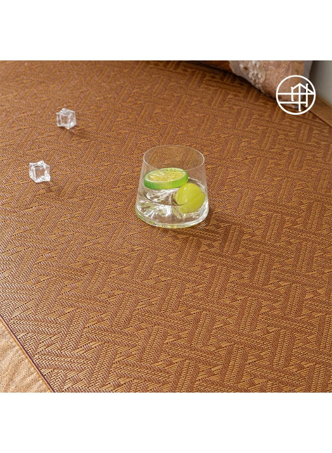 VICTORIA ANNA 60x150cm anti slip cooling rattan ice silk material sofa cushion - essential for summer tea snacks - Image 4