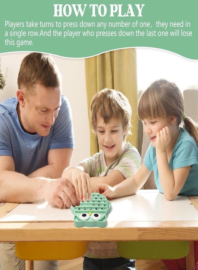DEARIDAP Fidget Toys for Kids, Owl Shaped Silicone Squeeze Sensory Toys, Alphabet Bubble Stress Anxiety Relief Relax Tools for Kids Adults School Classroom Gift Party Favors (Green) - Image 4