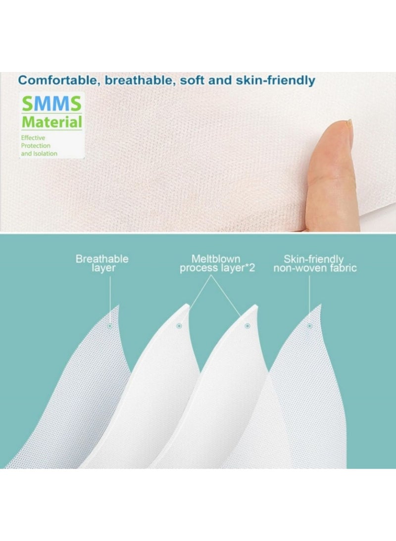 Disposable 4PCS Non-Woven Travel Bedding Set – King Size Bed Sheet, Duvet Cover & Pillowcases | Waterproof, Anti-Dust Mite, Hotel, Hospital, Home, Travel Use  - Image 5