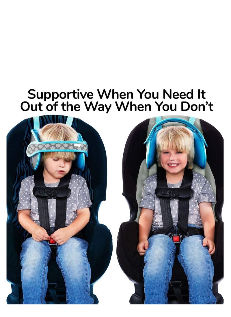 Y&D DMG Adjustable Headrest Strap, Car Sleeping Pillow, Seat Neck Support, Child Headrest, Head Protection Sleeping, Detachable Travel Pillow for Kids Adults  - Image 2