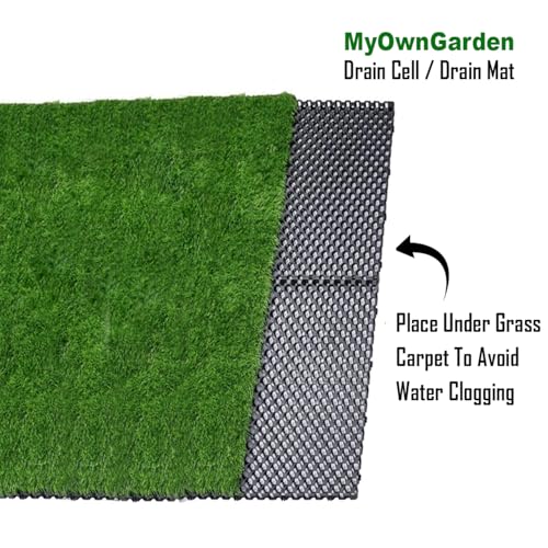 MyOwnGarden حصيرة تصريف مائية MyOwnGarden (20 مم) عبوة من 6 للحديقة على السطح/المطبخ، في الهواء الطلق | خلايا تصريف مائية بولي بروبيلين متينة للغاية (عبوة من 6) مقاومة للأشعة فوق البنفسجية - Image 4