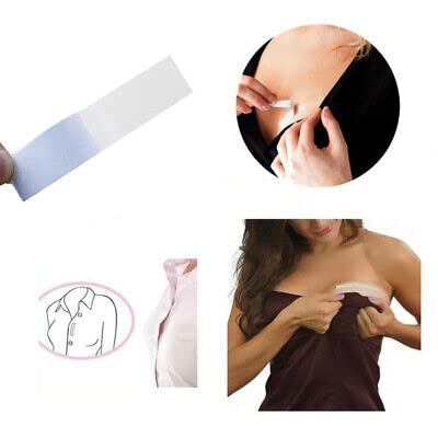 SHAPERX SHAPERX DoubleSided Fashion Tape Invisible Tape for Clothes Skin Clear Tape for Women Clothing and Body All Day Strength Tape Adhesive Pack of 72  - Image 4