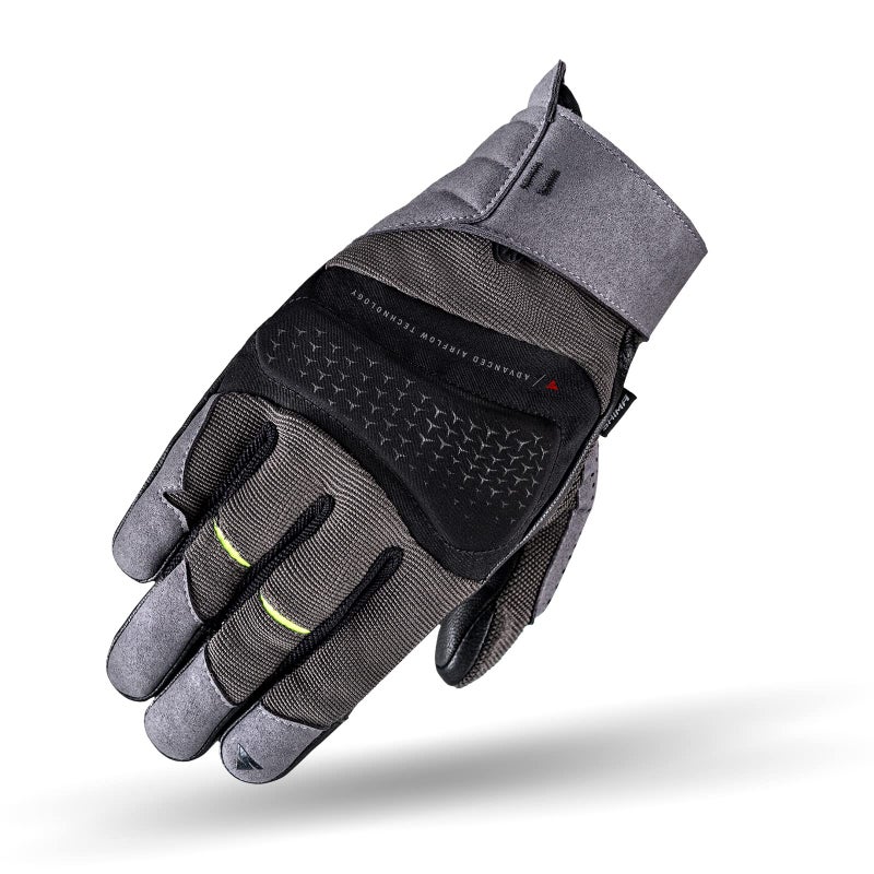SHIMA Air 20 Motorcycle Gloves Men Leather Summer Biker Armoured Protectors Motorbike Perforated Ventilated Reinforced Touchscreen Motorsport Glove Street Motorbikes Mens Grey L - Image 2