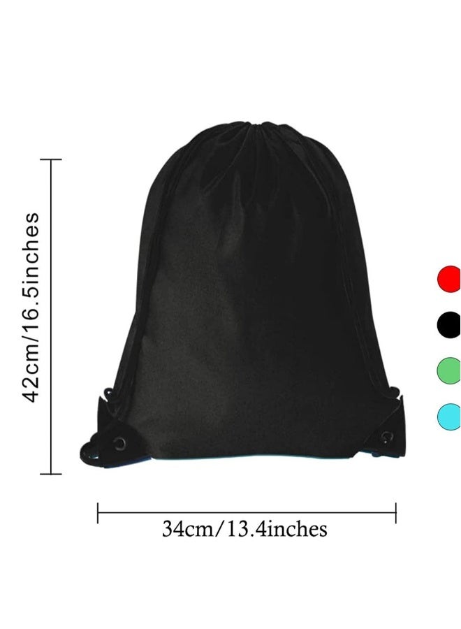 24 Pack Drawstring Bags Drawstring Backpack Cinch Bag String Bags Dancing Bag Fashion Dance Bag Drawstring Gym Bag for Beach Hiking Bags Sequin Backpack Group Activity Kids Party - Image 5