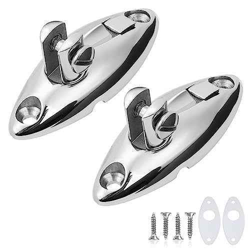 ODYSUNRAL Boat Quick Release Bimini Top Swivel Deck Hinge 360 Degree Rotation Solid 316 Stainless Steel Marine Bimini Top Hardware2Pack - Image 1
