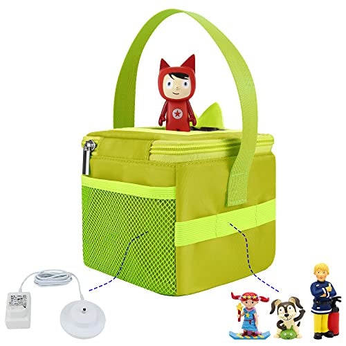 Annmore Bag for Toniebox and Figures Cover for Tonie Ears Case for Toniebox, Green - Image 3