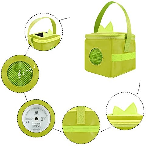 Annmore Bag for Toniebox and Figures Cover for Tonie Ears Case for Toniebox, Green - Image 4