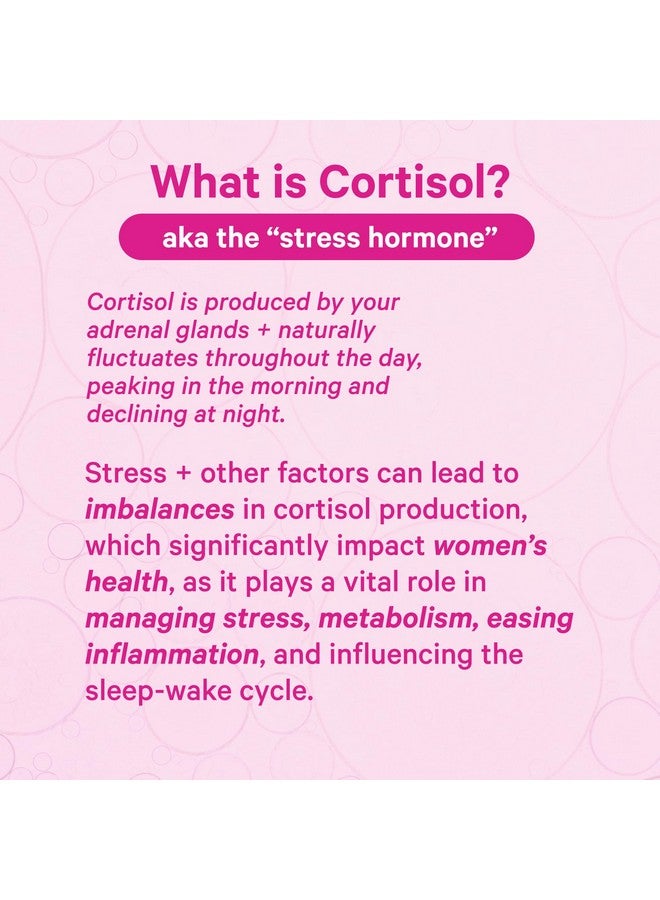 Pink Stork Cortisol Complex - Organic Ashwagandha, Omega 3 DHA, Saffron - Mood Balance, Stress Management, Energy Levels for Women - 60 Count - Image 4