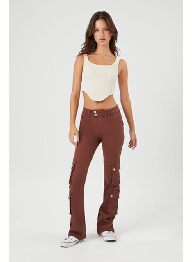 FOREVER 21 Twill Flare Cargo Pants - Image 5