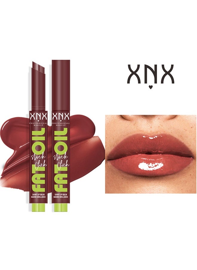 XNX Fat Oil Slick Click Shiny Lip Balm, Lightweight Buildable Formula, Longlasting Hydrating Non Sticky Lipgloss  - Image 2