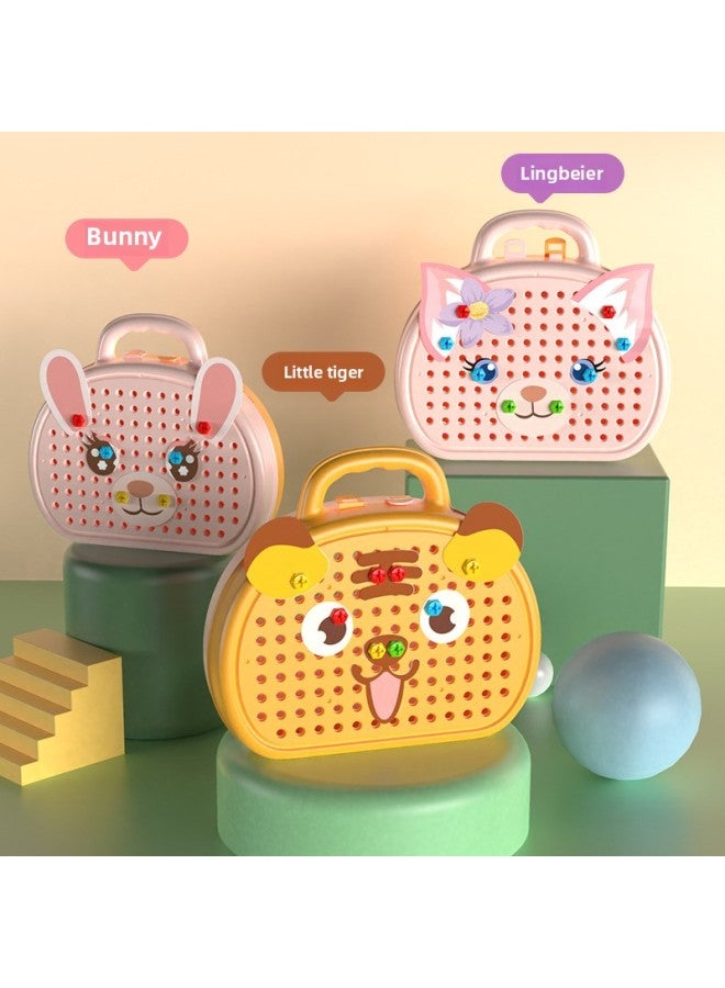 Children's Twist Screw Assembly Toy Baby Hand Drill Multi-functional Assembly Girl Boy Puzzle Hands-on Gift-Color:【Double Color Box】 Electric 455PCS + Ordinary Battery - Image 4