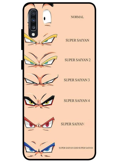Protective Case Cover For Samsung Galaxy A70 Smart Series Printed Protective Case Cover for Samsung Galaxy A70 Super Saiyan