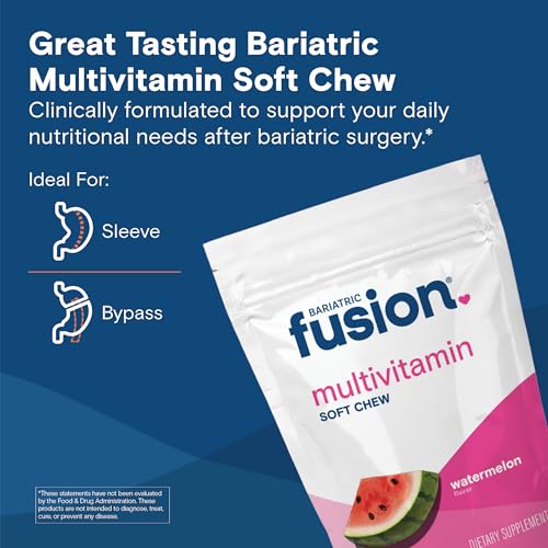 Bariatric Fusion فيتامينات متعددة للمرضى بعد جراحة السمنة | نكهة بطيخ | 60 قطعة | إمداد لمدة شهر واحد - Image 2