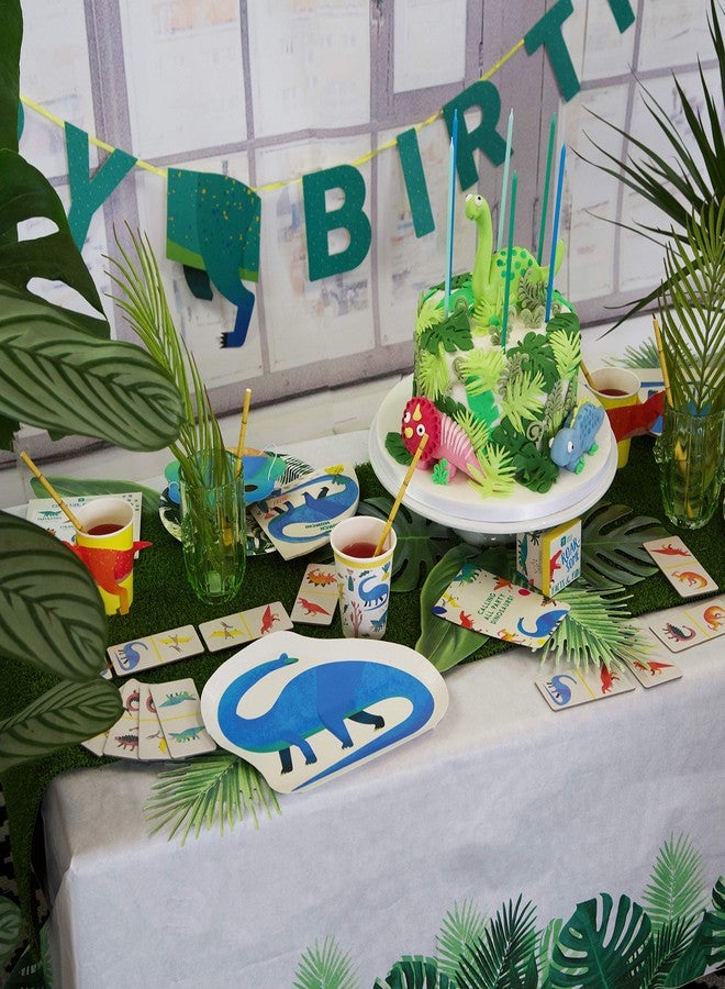 توكينج تيبلز زينة كعكة عيد ميلاد على شكل شموع ديناصورات من Talking Tables، عبوة من 5 قطع، ارتفاع الشمع 3 سم، 1 بوصة، ألوان متنوعة - Image 5