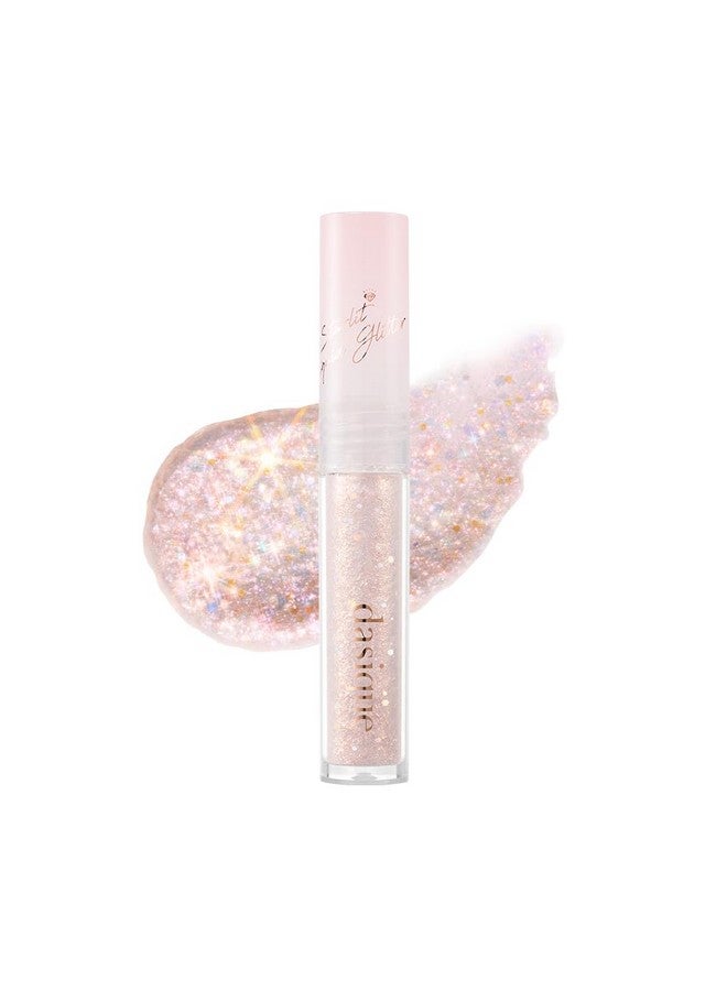 DASIQUE Starlit Jewel Liquid Glitter (04 Rose Quartz) ; Twinkle Glitter Shadow ; Longlasting ; Multidimensional Sparkle Finish ; Quick Drying ; Multipurpose - Image 3