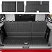 xipoqix 78 Seats Cargo Mat Compatible with 20032017 Ford Expedition Lincoln Navigator 3rd Row Backrest Mat TPE Replacement for 20032017 Ford Expedition Accessories Trunk Mat3rd Row Backrest Mats - Image 2