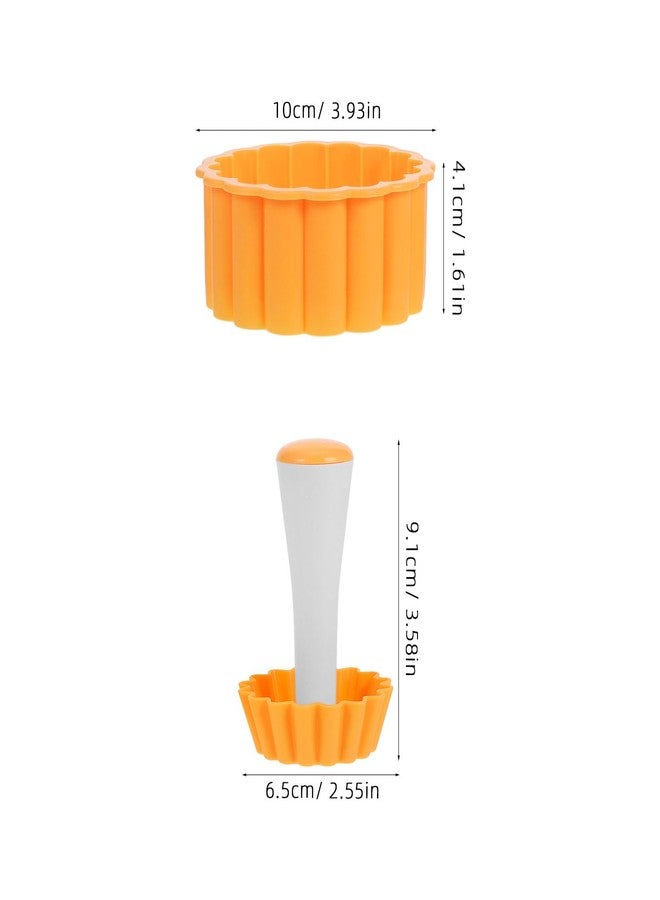 SHOWERORO Nonstick Tart Mold and Cake Cup Press Mold 3.93 Inch Baking Tool for Cupcakes Muffins Egg Tarts and Cookies with Tart Tamper for Home and Professional Use - Image 2