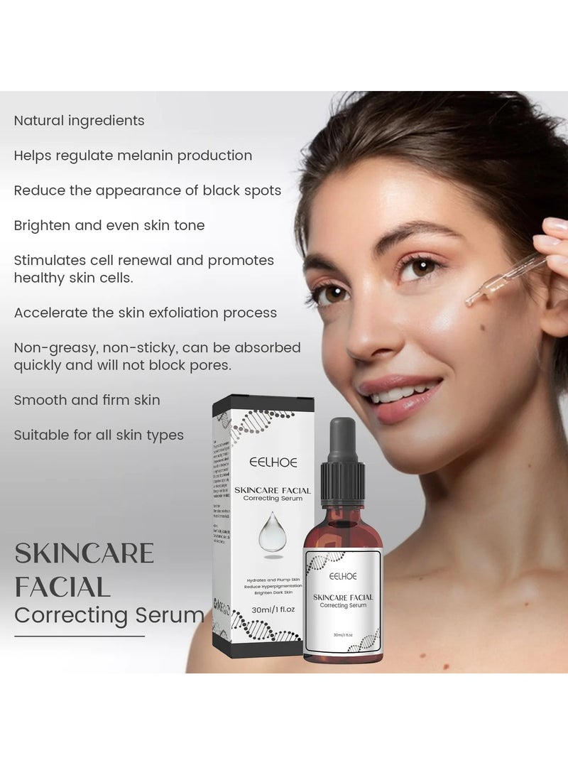 EELHOE Face Essence, Melanin Correcting Facial Serum, Dark Spot Correcting Glow Serum, Niacinamide Whitening Moisturizing Face Essence For Whitening Freckles, Chloasma And Melanin - Image 4