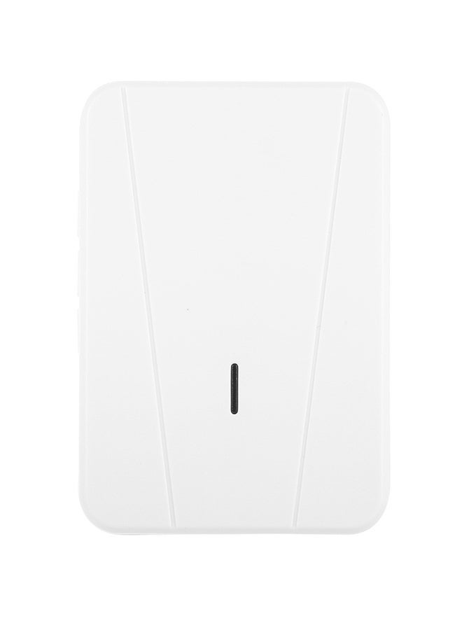 NIBEMINENT Wireless Doorbell Chime White 9.5x6.5x7cm - Image 1