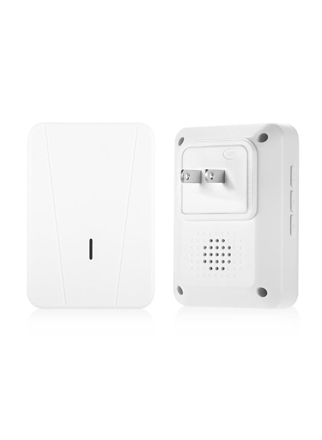 NIBEMINENT Wireless Doorbell Chime White 9.5x6.5x7cm - Image 2