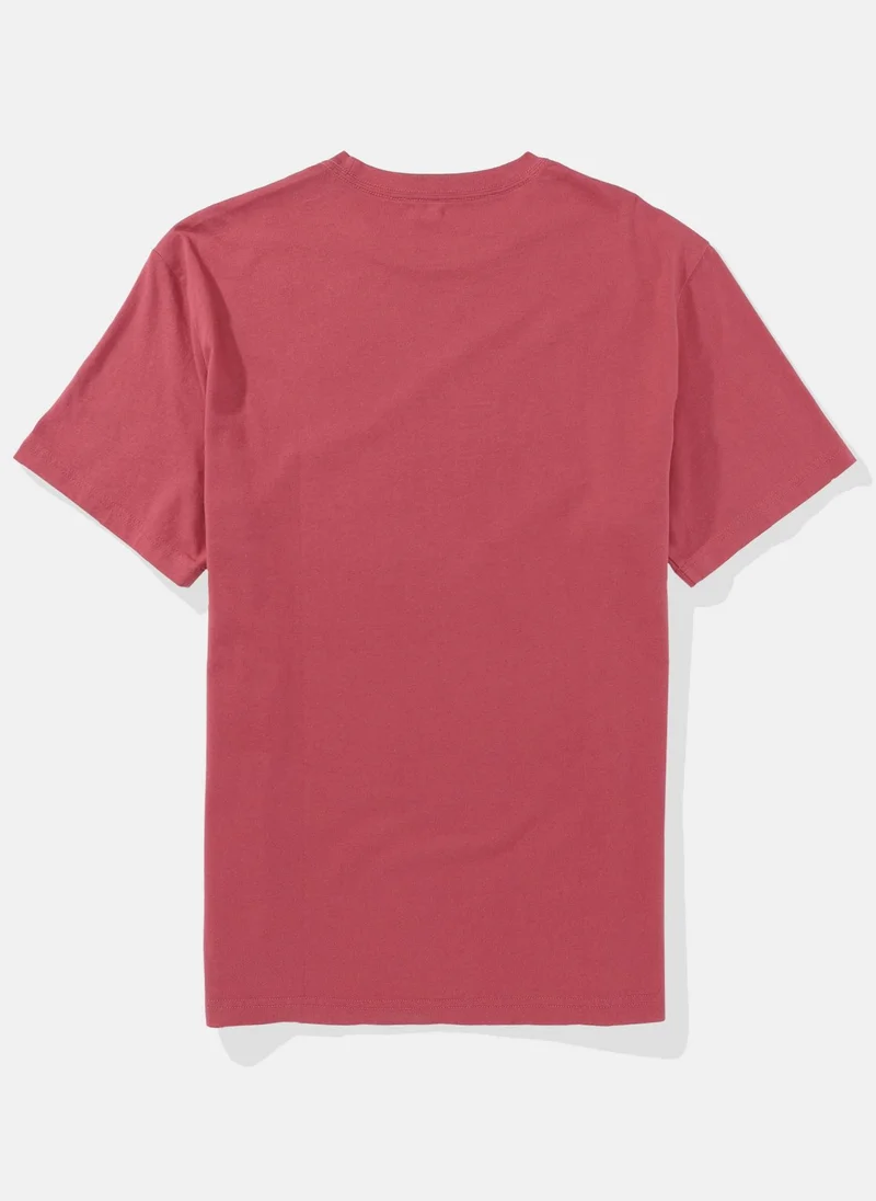 American Eagle Logo Detail Crew Neck T-Shirt