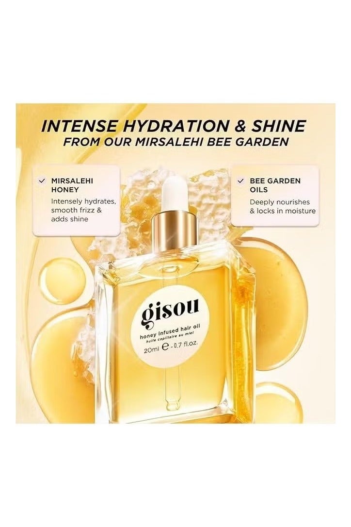 جيسو زيت الشعر المضخم بالعسل، نيجين ميرساليهي، 20 مل 0.7 أوقية، زيت الشعر الحساس المغني - Image 2