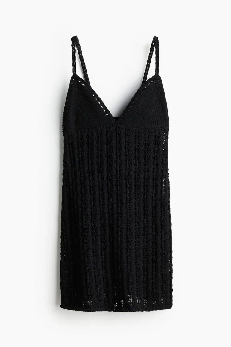 H&M Crochet-look knitted dress
