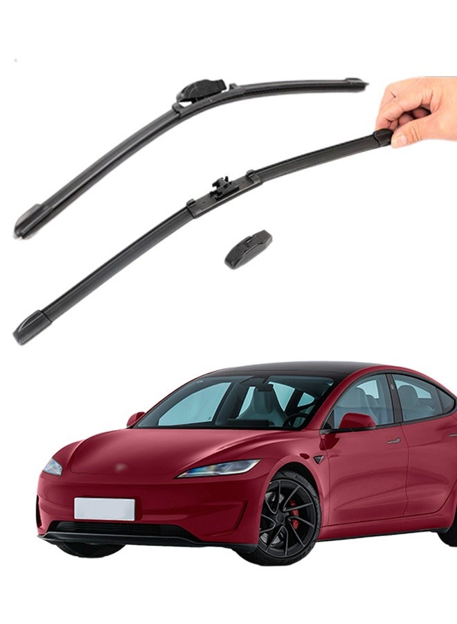 Generic Wiper, suitable for Tesla Model 3 2024-2025 model, seamless fit, silent wiper, wiper blade.  - Image 1