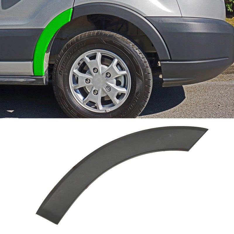 Copgge Front Right Door Fender Flare Molding Trim Wheel Arch Panel Passenger Side Compatible with Ford Transit150 Transit250 Transit350 Transit350 HD Cargo Van 20152019 BK3Z61278L00AA
