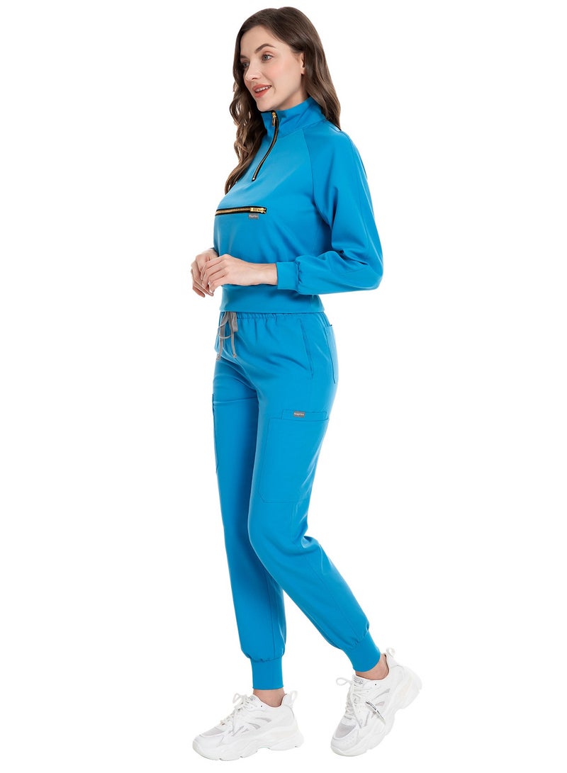 KUYING New V-neck Split Style Medical Work Uniform - Image 1