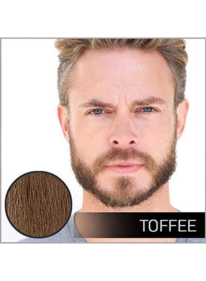 VOLT Grooming Instant Beard Color Single Pack Smudge And Water Resistant Quick Drying Brush On Color For Beards Mustaches And Eyebrows 0.35 Fl Oz (10 Ml) Toffee (Light Brown) - Image 2