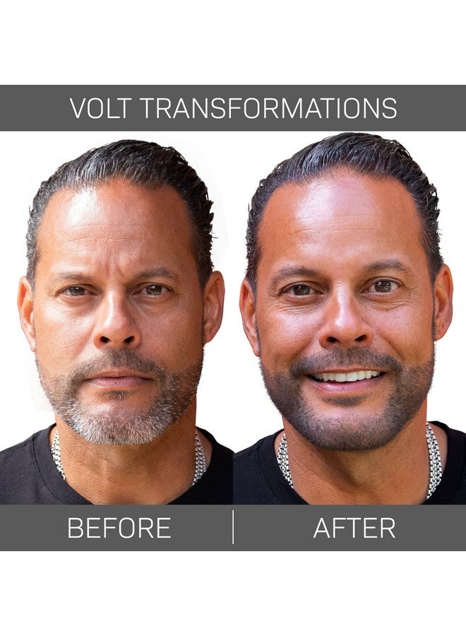 VOLT Grooming Instant Beard Color Single Pack Smudge And Water Resistant Quick Drying Brush On Color For Beards Mustaches And Eyebrows 0.35 Fl Oz (10 Ml) Toffee (Light Brown) - Image 5