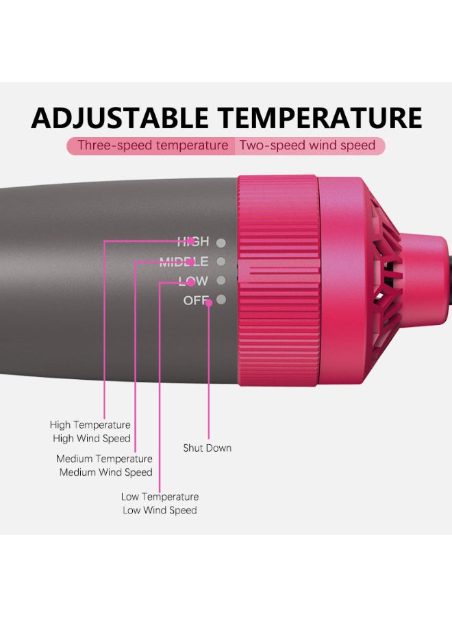5 in 1 Hair Straightener Comb Hot Air Brush Hair Curler Hair Dryer Curling Wand Roller Beauty Styling Tools - Image 2
