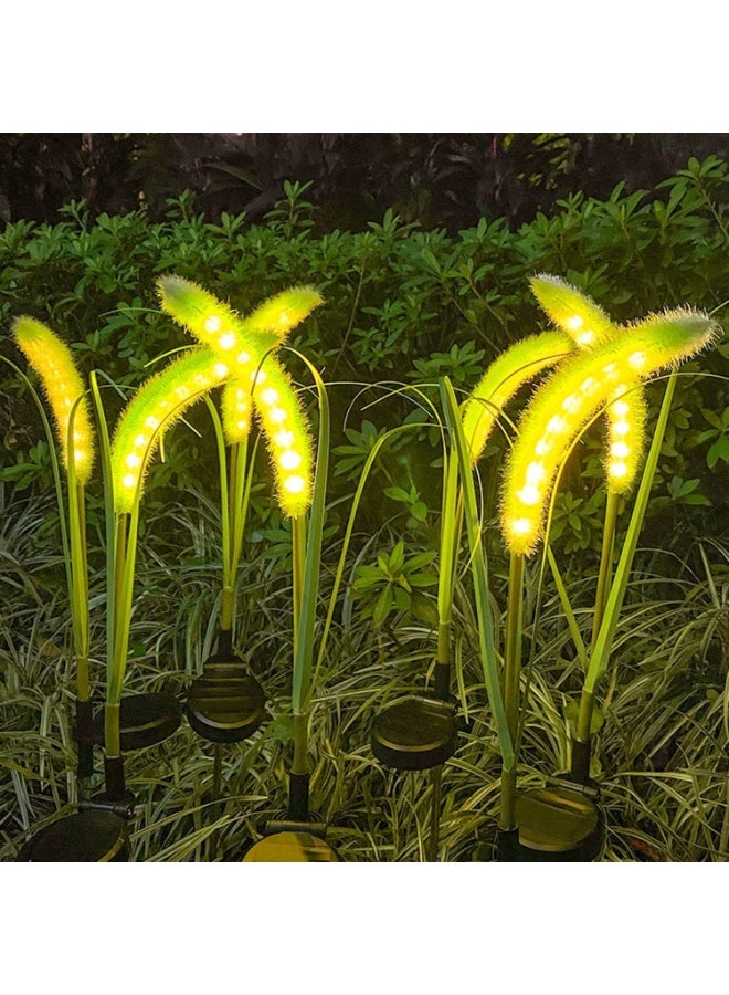 قطعتان من أضواء LED الشمسية المزخرفة على شكل ذيل الثعلب - Image 1