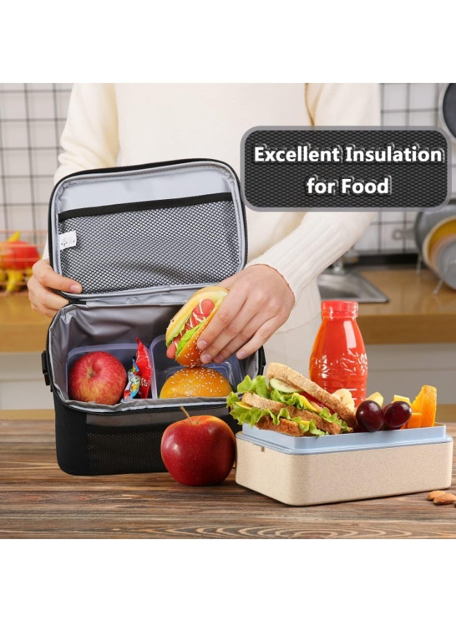 FALAHOM Insulated Lunch Box Bag for Men Women, Leakproof Bottom Soft Small Cooler Insulated Lunch Bag For Girls Boys with Adjustable Shoulder Strap for Work School Picnic - Image 5