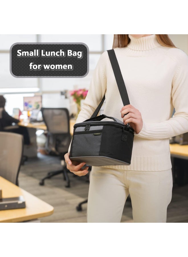FALAHOM Insulated Lunch Box Bag for Men Women, Leakproof Bottom Soft Small Cooler Insulated Lunch Bag For Girls Boys with Adjustable Shoulder Strap for Work School Picnic - Image 4