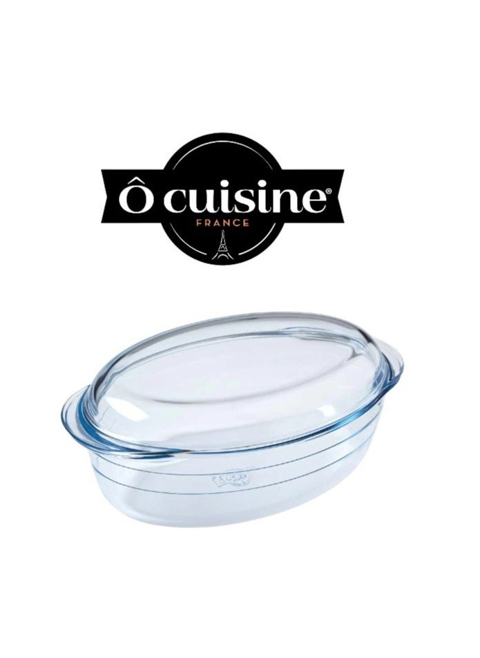 Ocuisine® 3L Oval Casserole with Glass Lid - Borosilicate Glass, Oven Safe, Scratch & Stain Resistant - pzsku/Z1AD3BF25DD9597C58096Z/45/_/1731493478/43a53ca2-608b-44c3-a962-b4a3f1972830