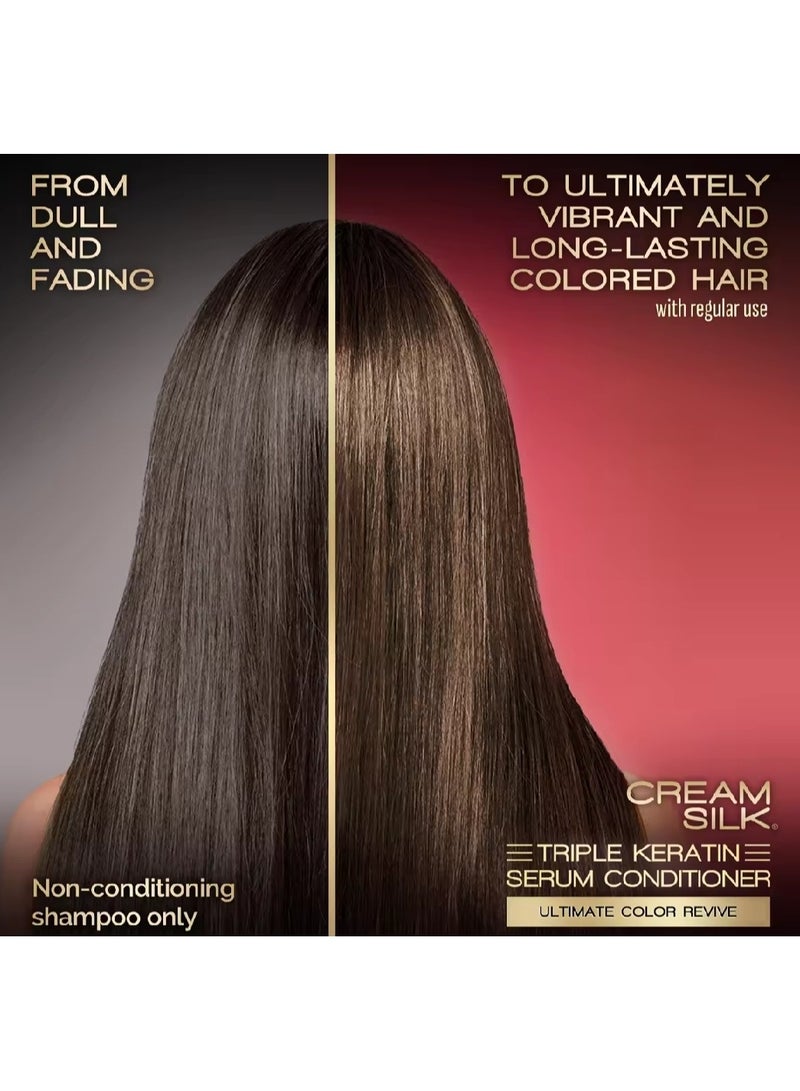 Cream Silk Triple Keratin Serum Conditioner Ultimate Color Revive 150ml - Image 5