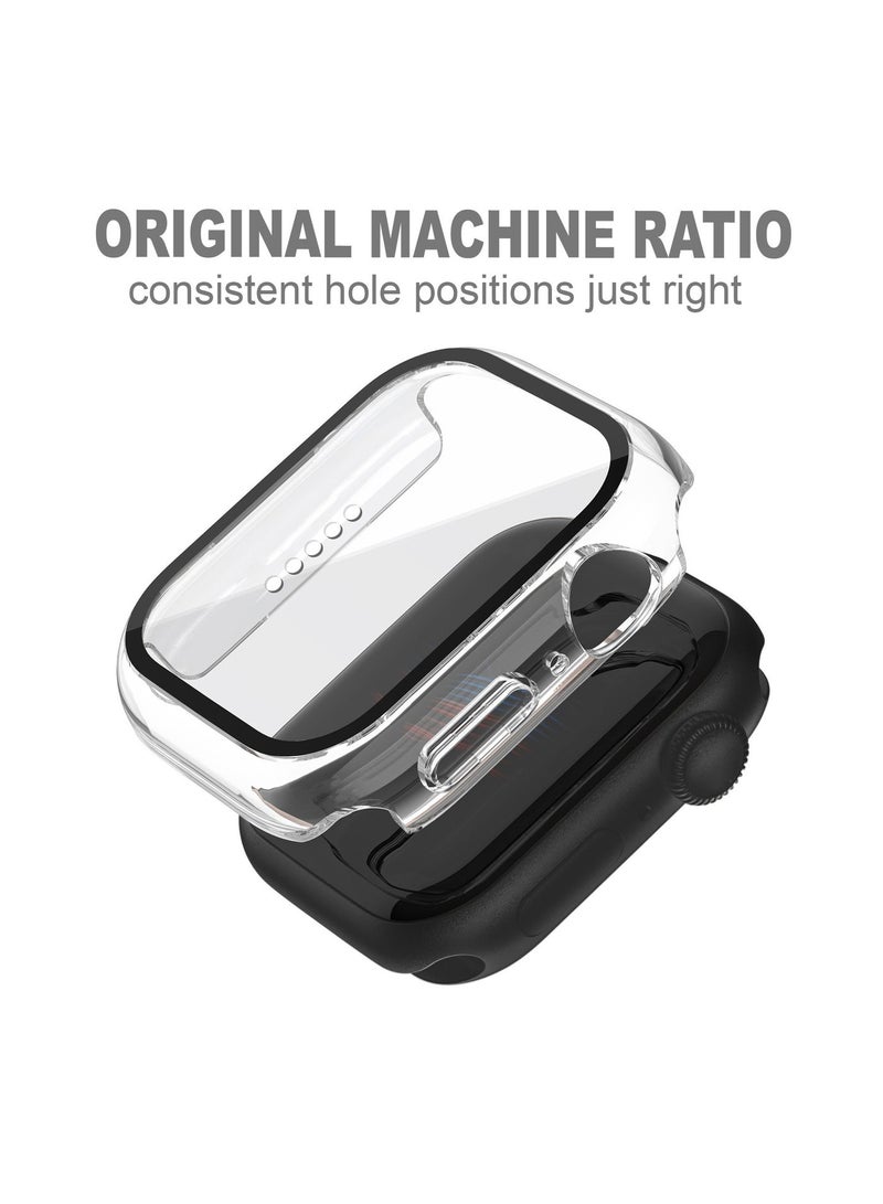 PRIMEEIGHT [2PCS] Case and Screen Protector 45 mm For Apple Watch Series 9/8/7 Ultra Thin Flexible TPU Clear Film Bubble-Free Scratch-resistant. - Image 2