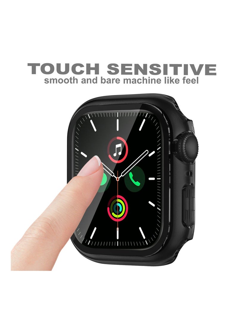 PRIMEEIGHT [2PCS] Case and Screen Protector 45 mm For Apple Watch Series 9/8/7 Ultra Thin Flexible TPU Clear Film Bubble-Free Scratch-resistant. - Image 3