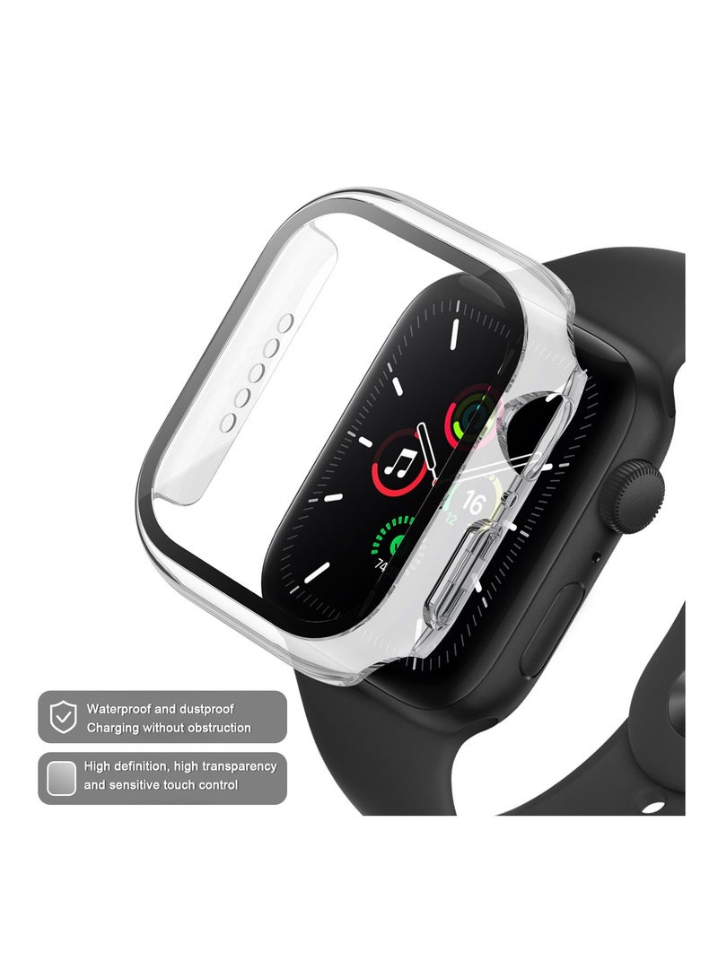 PRIMEEIGHT [2PCS] Case and Screen Protector 45 mm For Apple Watch Series 9/8/7 Ultra Thin Flexible TPU Clear Film Bubble-Free Scratch-resistant. - Image 5