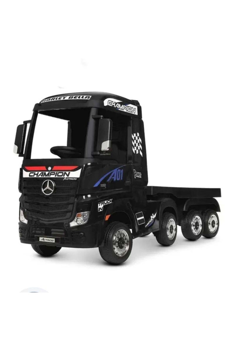 Black Electric Kids Truck for Boys - Image 1
