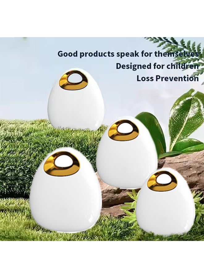 Locator Car Wallet Kids Mini Smart Tracker Item Finder (iOS Android Only) Waterproof Bicycle Key Finder White One - Image 5